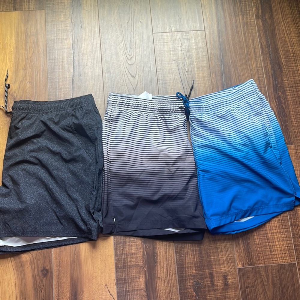 George Mens swim shorts, 3 pair 2XL 44-46, bundle